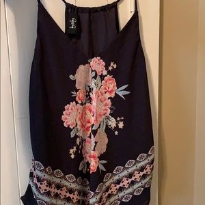 Floral tank top